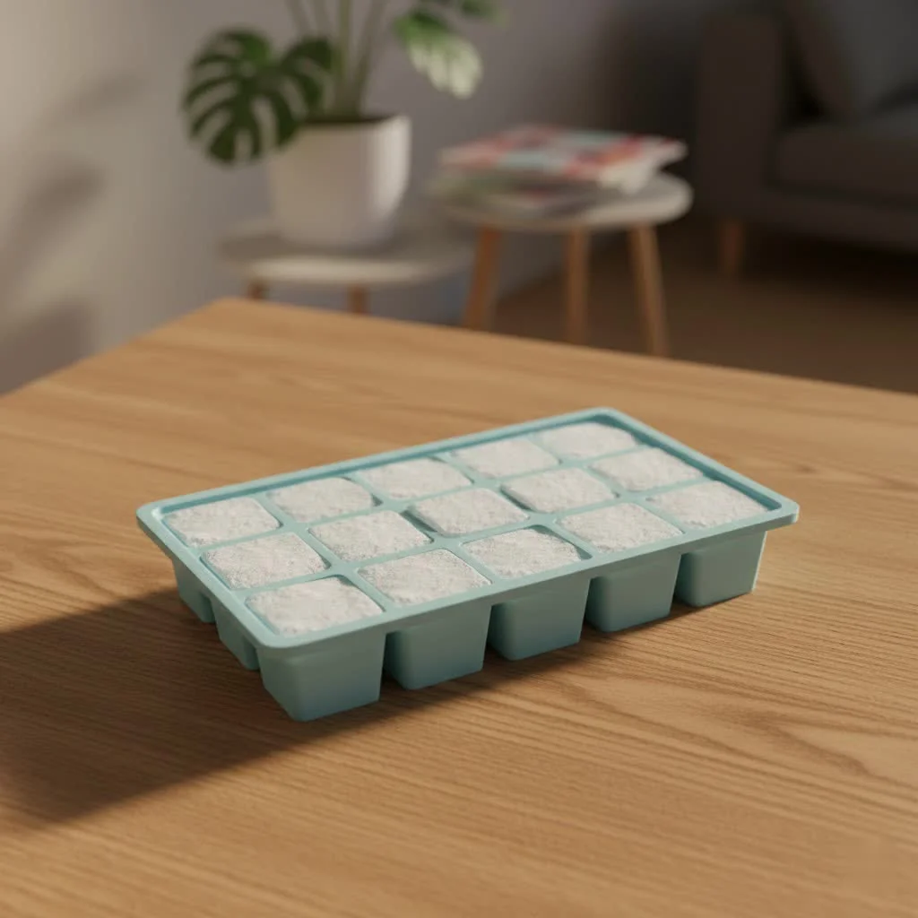 Mini ice trays for beverages and culinary use